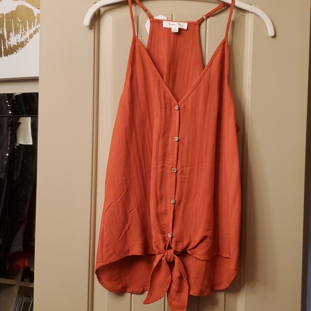 Rust colored tank top